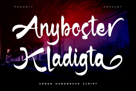 Anyboster Kladigta: The Script Font for Authentic Brand Identity