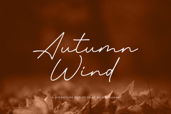 Autumn Wind: A Modern Script Font for Elegant Branding Projects