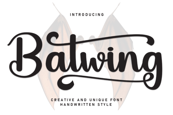 Batwing: The Perfect Handwritten Font for Small Business Branding