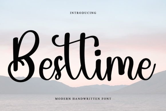 Besttime: The Handwritten Typeface That Elevates Campaign Visuals