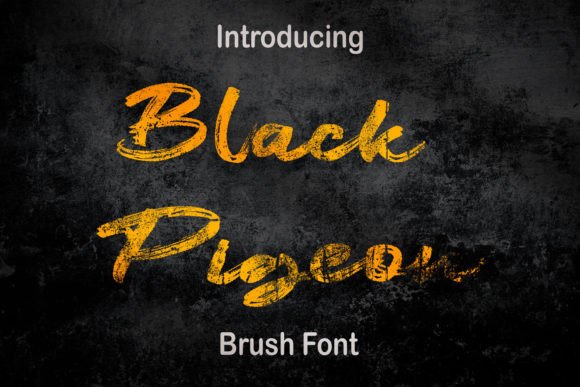 Black Pigeon: A Modern Brush Font That Makes Your Brand Feel Intentional