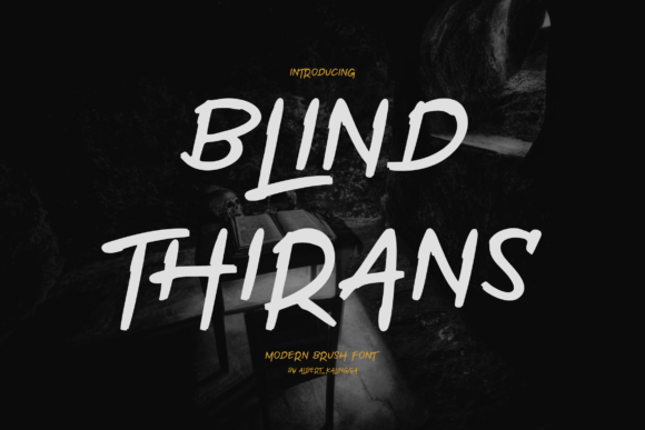 Blind Thirans: A Quirky Handwritten Typeface for Authentic Brand Identity