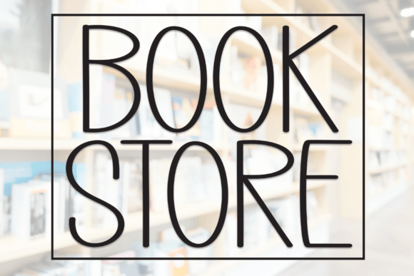 Book Store: A Sweet Handwritten Typeface for Friendly Branding
