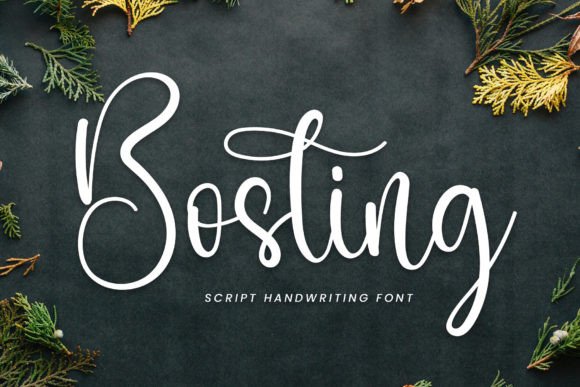 Bosting: The Perfect Script Typeface for Editorial Design