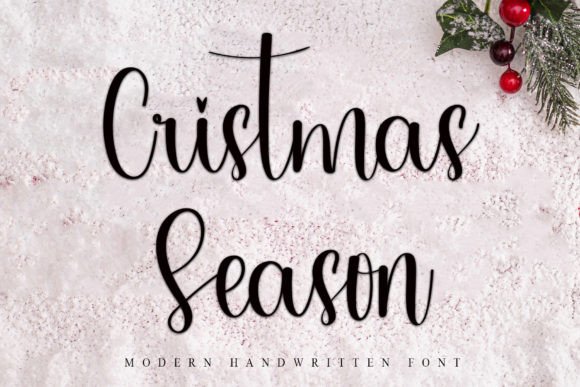 Bringing Warmth to Your Shop with the Cristmas Season Typeface