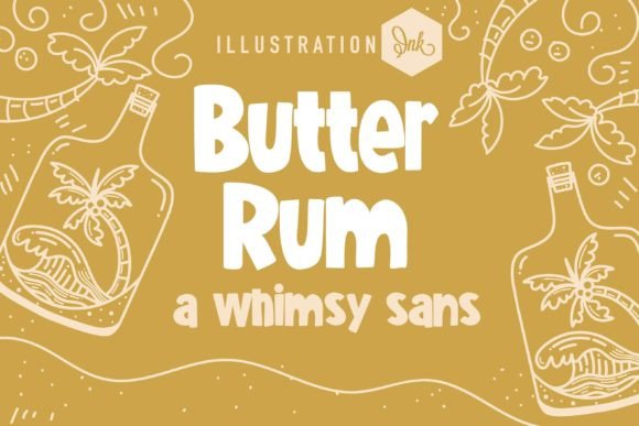 Butter Rum: The Premium Display Typeface for Campaign Design