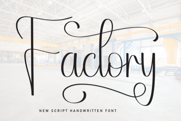 Factory: The Handwritten Display Font That Brings Your Crafts to Life