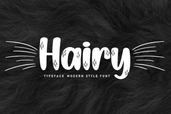 Hairy: A Handwritten Typeface for Modern Editorial Design