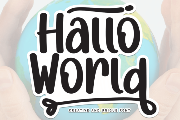 Hallo World: A Timeless Handwritten Typeface for Authentic Branding