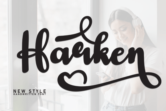 Harken: The Perfect Handwritten Typeface for Your Creative Shop
