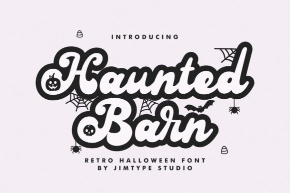 Haunted Barn: A Retro Script Font for Authentic Small Business Branding