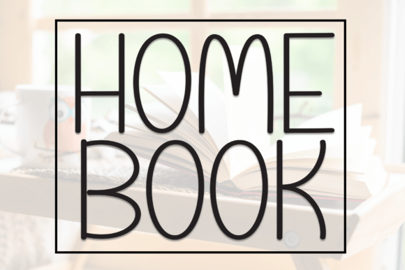 Home Book: The Perfect Typeface for Warm Brand Identity