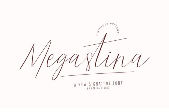 Megastina: The Handwritten Typeface for Modern Web Design