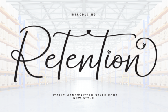 Retention Typeface: A Handwritten Gem for Modern Web Design