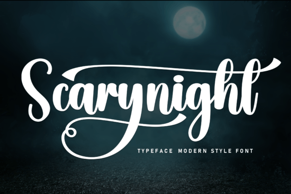 Scarynight: The Handwritten Typeface for Bold Campaign Visuals