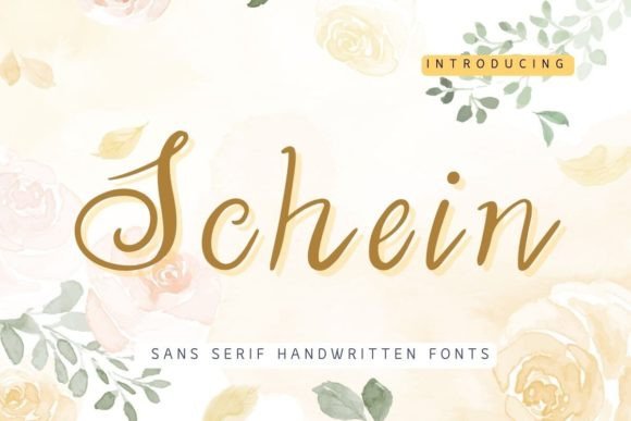 Schein: Elegant Script Font for Handmade Labels & Printables