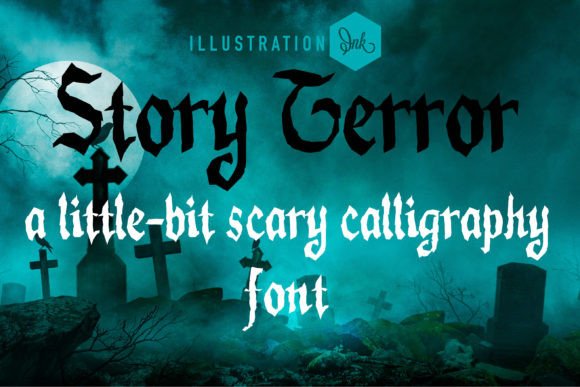 Story Terror: A Haunted Hand-Crafted Typeface for Bold Brand Moments