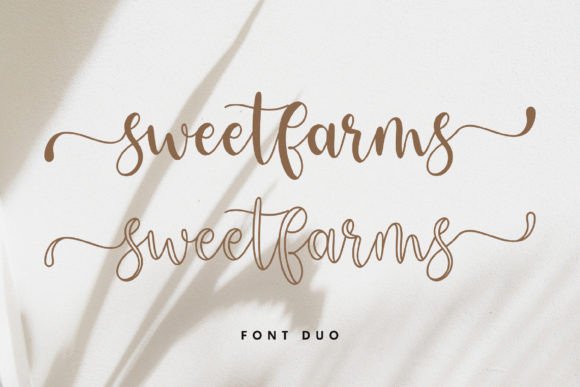 Sweetfarms: A Seductive Script Font for Editorial Design
