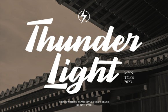 Thunder Light: The Bold Script Font for Handmade Brands