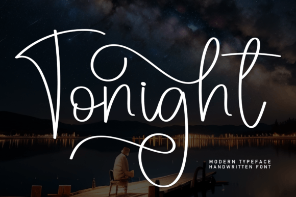 Tonight: The Premium Script Typeface for Modern Campaigns