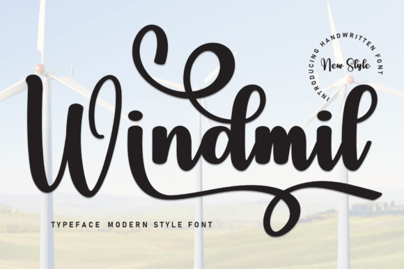 Windmil: The Sweet Handwritten Typeface for Polished Branding
